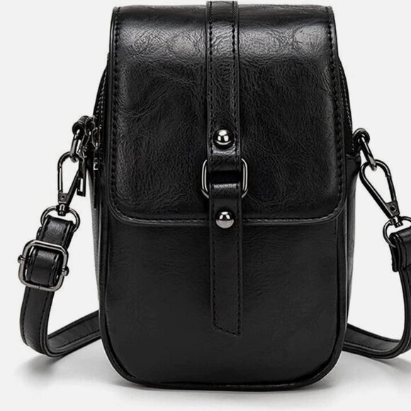 Vintage Crossbody Small Messenger Shoulder Phone Bag Cash Handbag Purse Wallet - Picture 1 of 5